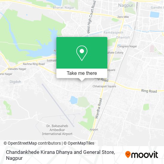 Chandankhede Kirana Dhanya and General Store map
