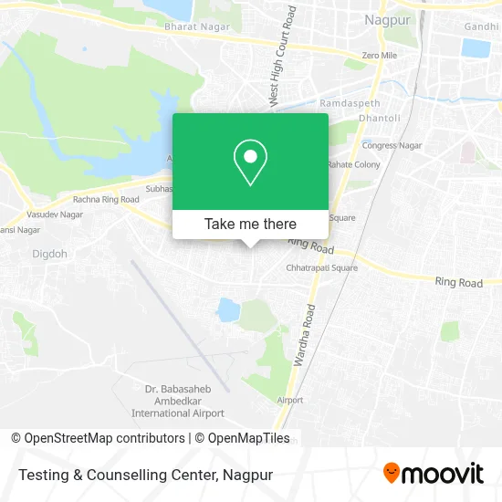 Testing & Counselling Center map