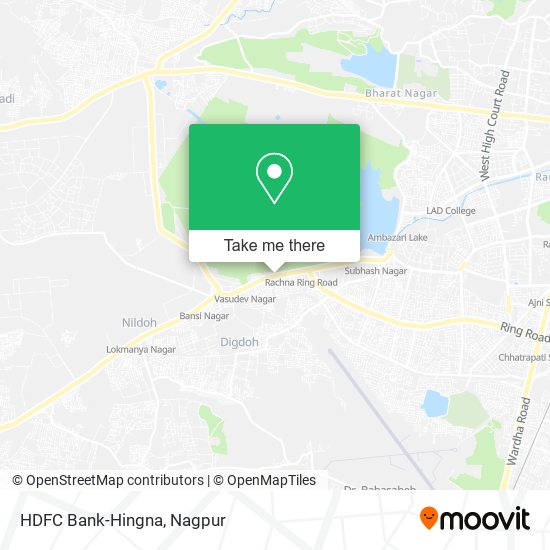 HDFC Bank-Hingna map