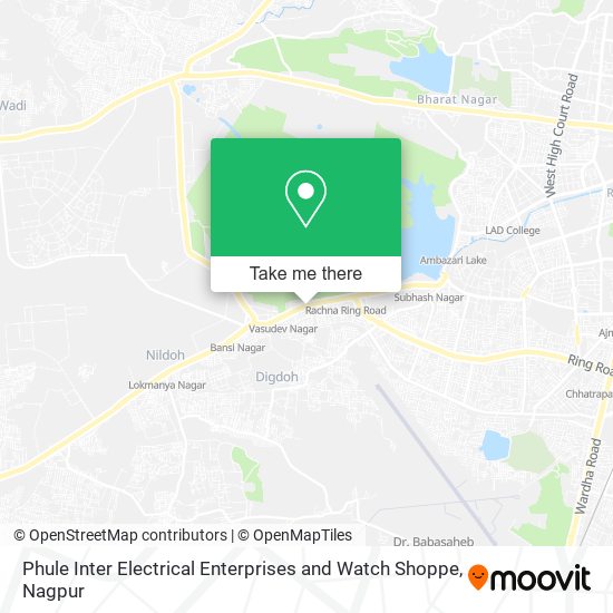 Phule Inter Electrical Enterprises and Watch Shoppe map