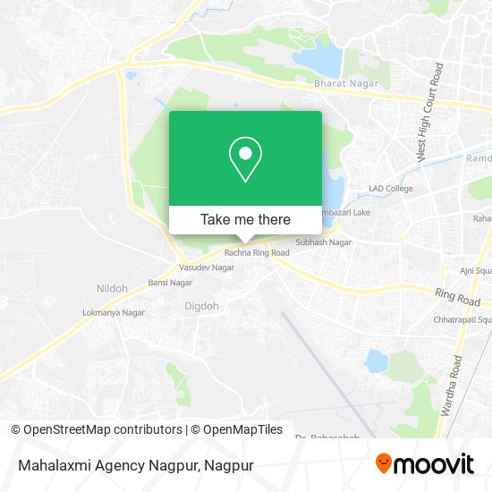 Mahalaxmi Agency Nagpur map