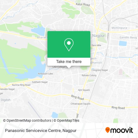 Panasonic Servicevice Centre map