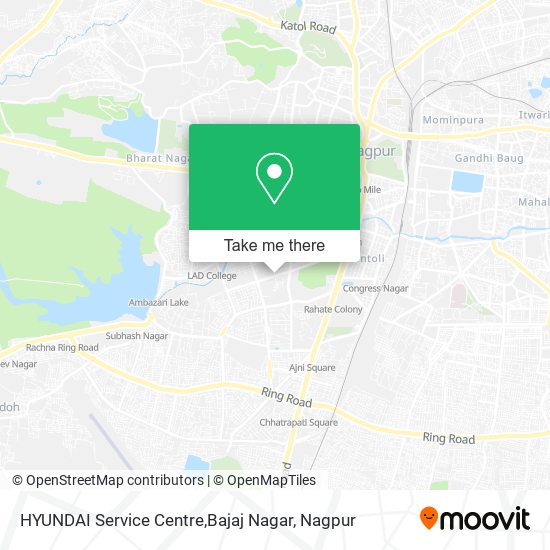 HYUNDAI Service Centre,Bajaj Nagar map