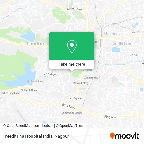 Meditrina Hospital India map