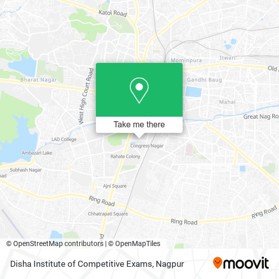 Disha Institute of Competitive Exams map