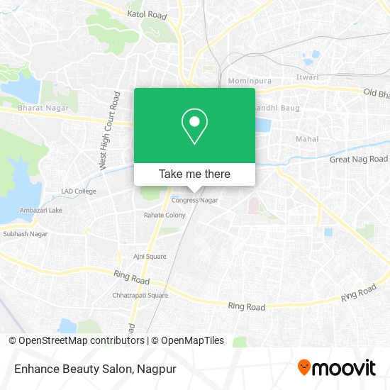 Enhance Beauty Salon map