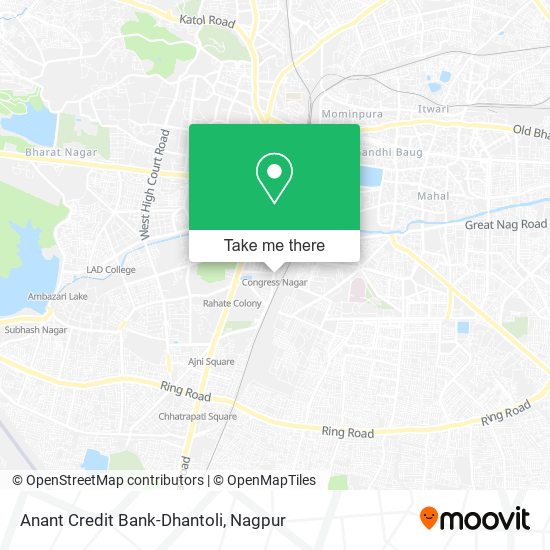 Anant Credit Bank-Dhantoli map