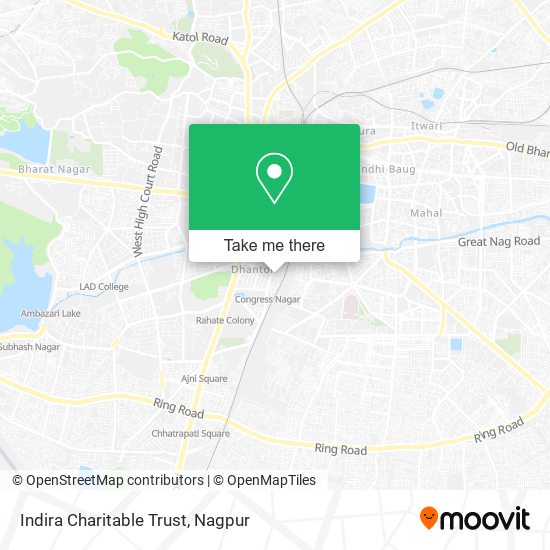 Indira Charitable Trust map