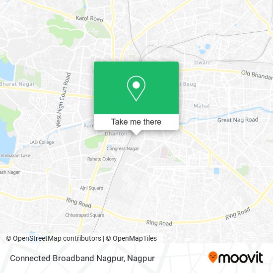 Connected Broadband Nagpur map