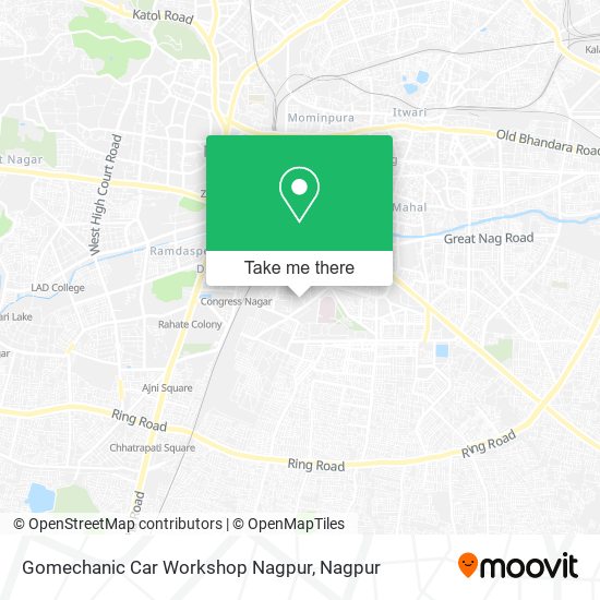 Gomechanic Car Workshop Nagpur map