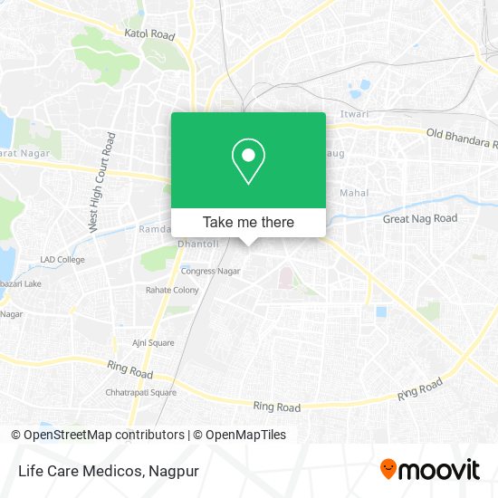 Life Care Medicos map