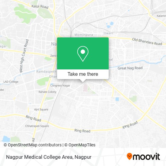 Nagpur Medical College Area map