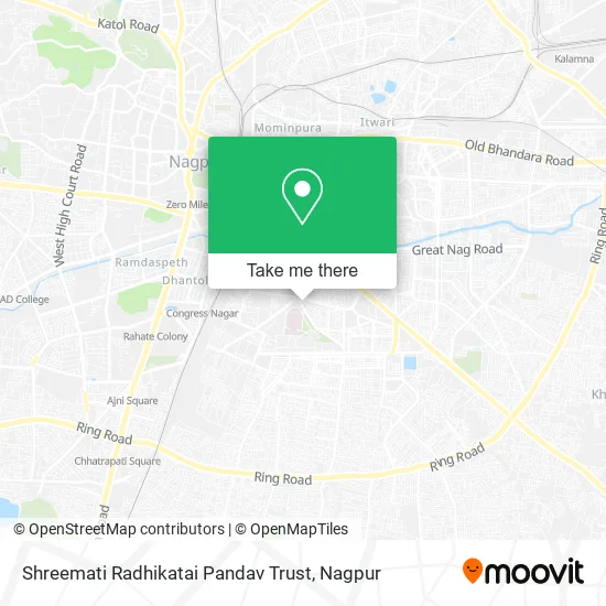 Shreemati Radhikatai Pandav Trust map