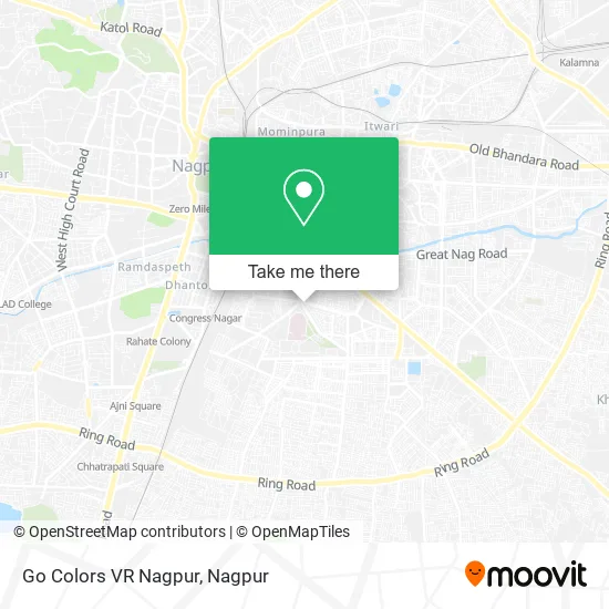 Go Colors VR Nagpur map