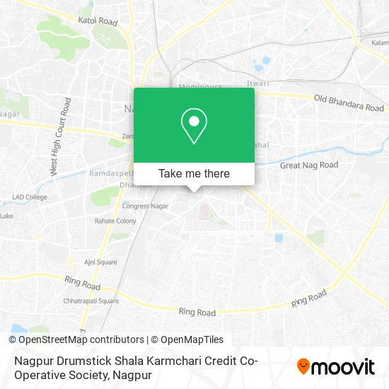 Nagpur Drumstick Shala Karmchari Credit Co-Operative Society map