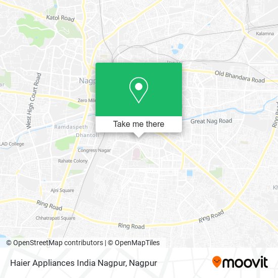 Haier Appliances India Nagpur map