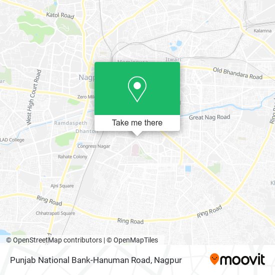 Punjab National Bank-Hanuman Road map