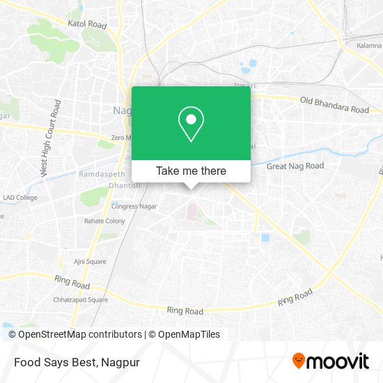 Food Says Best map