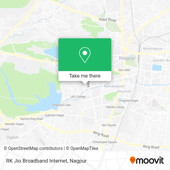 RK Jio Broadband Internet map