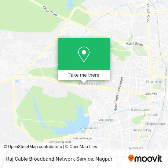 Raj Cable Broadband Network Service map