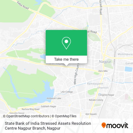 State Bank of India Stressed Assets Resolution Centre Nagpur Branch map