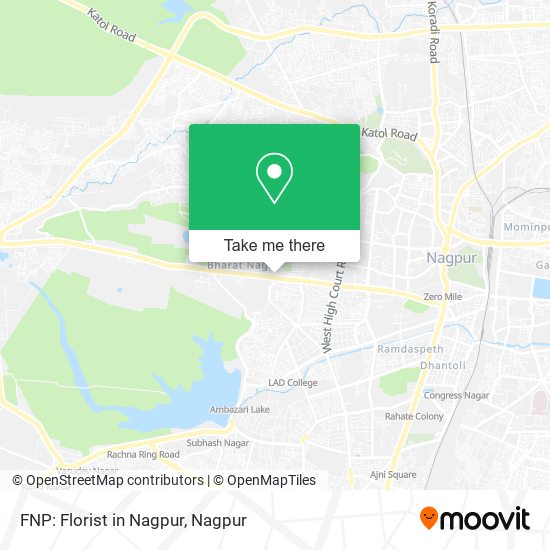 FNP: Florist in Nagpur map