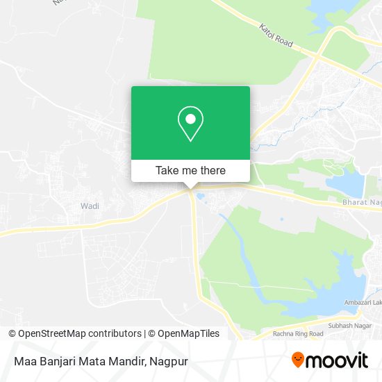 Maa Banjari Mata Mandir map