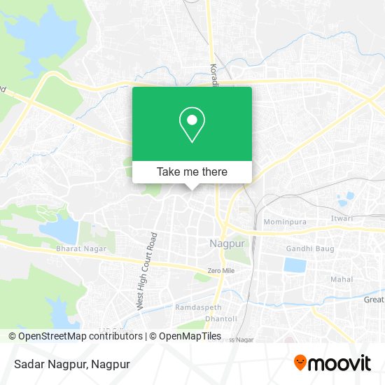 Sadar Nagpur map