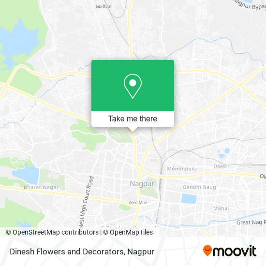 Dinesh Flowers and Decorators map