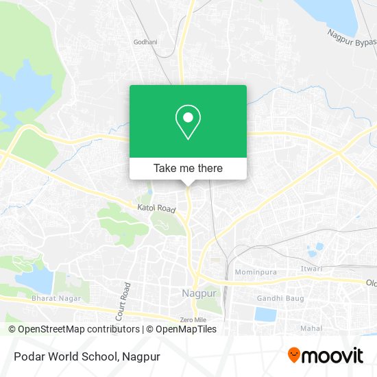 Podar World School map