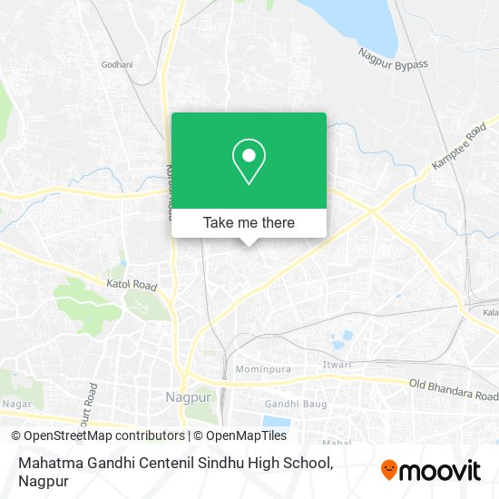 Mahatma Gandhi Centenil Sindhu High School map