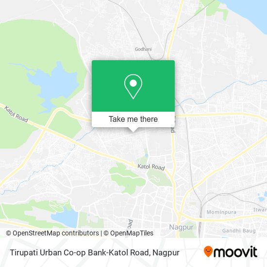 Tirupati Urban Co-op Bank-Katol Road map