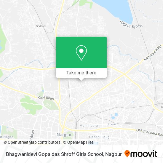 Bhagwanidevi Gopaldas Shroff Girls School map