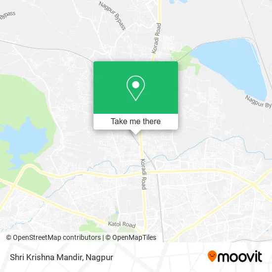 Shri Krishna Mandir map