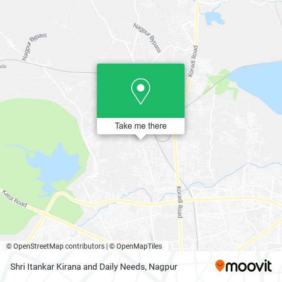 Shri Itankar Kirana and Daily Needs map