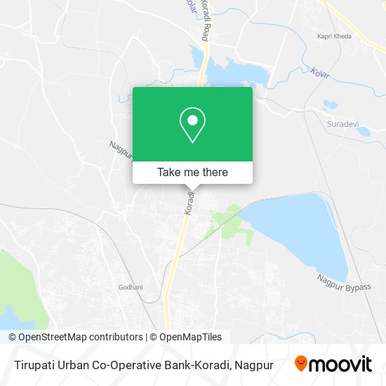 Tirupati Urban Co-Operative Bank-Koradi map