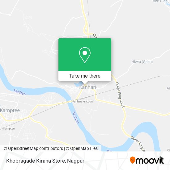 Khobragade Kirana Store map