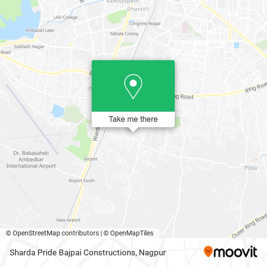 Sharda Pride Bajpai Constructions map