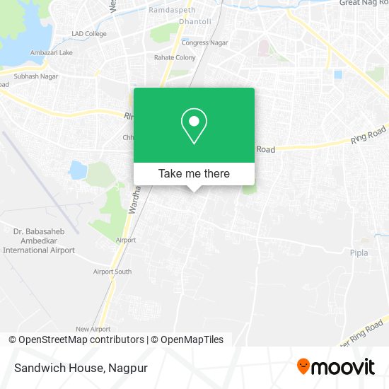 Sandwich House map