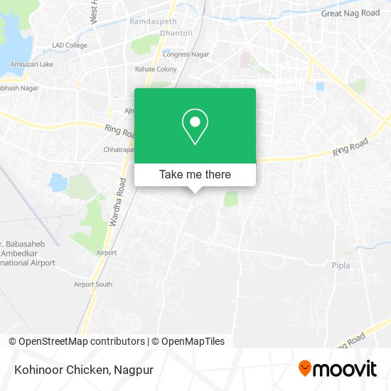 Kohinoor Chicken map