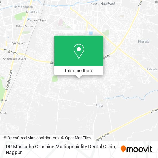 DR.Manjusha Orashine Multispeciality Dental Clinic map
