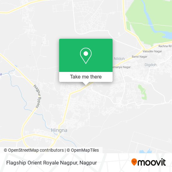 Flagship Orient Royale Nagpur map