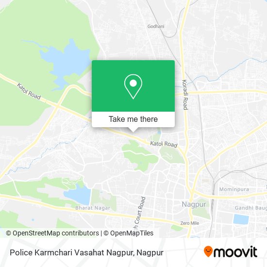 Police Karmchari Vasahat Nagpur map