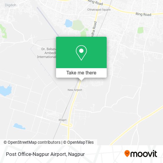 Post Office-Nagpur Airport map