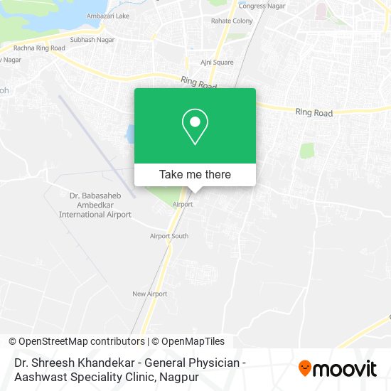 Dr. Shreesh Khandekar - General Physician - Aashwast Speciality Clinic map