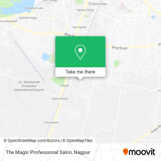 The Magic Professional Salon map