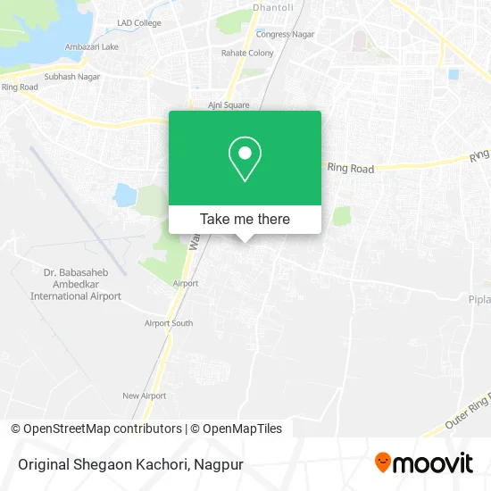 Original Shegaon Kachori map