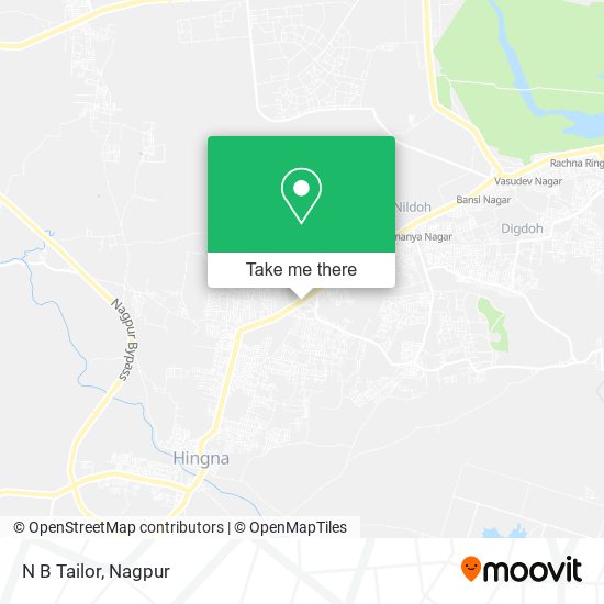 N B Tailor map