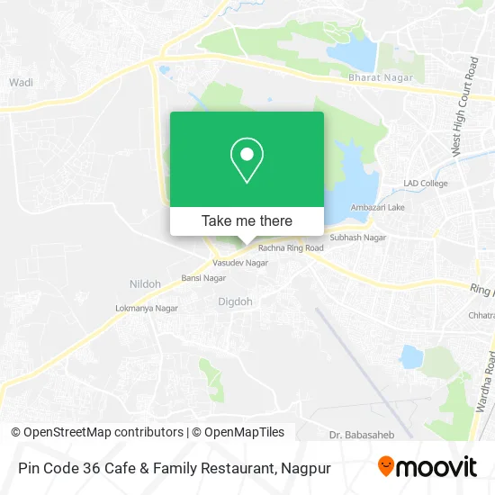 Pin Code 36 Cafe & Family Restaurant map