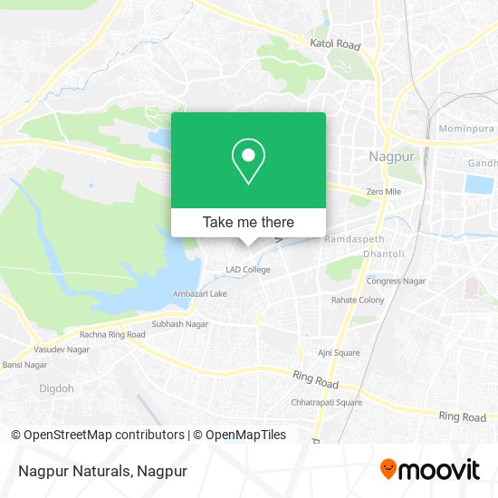 Nagpur Naturals map